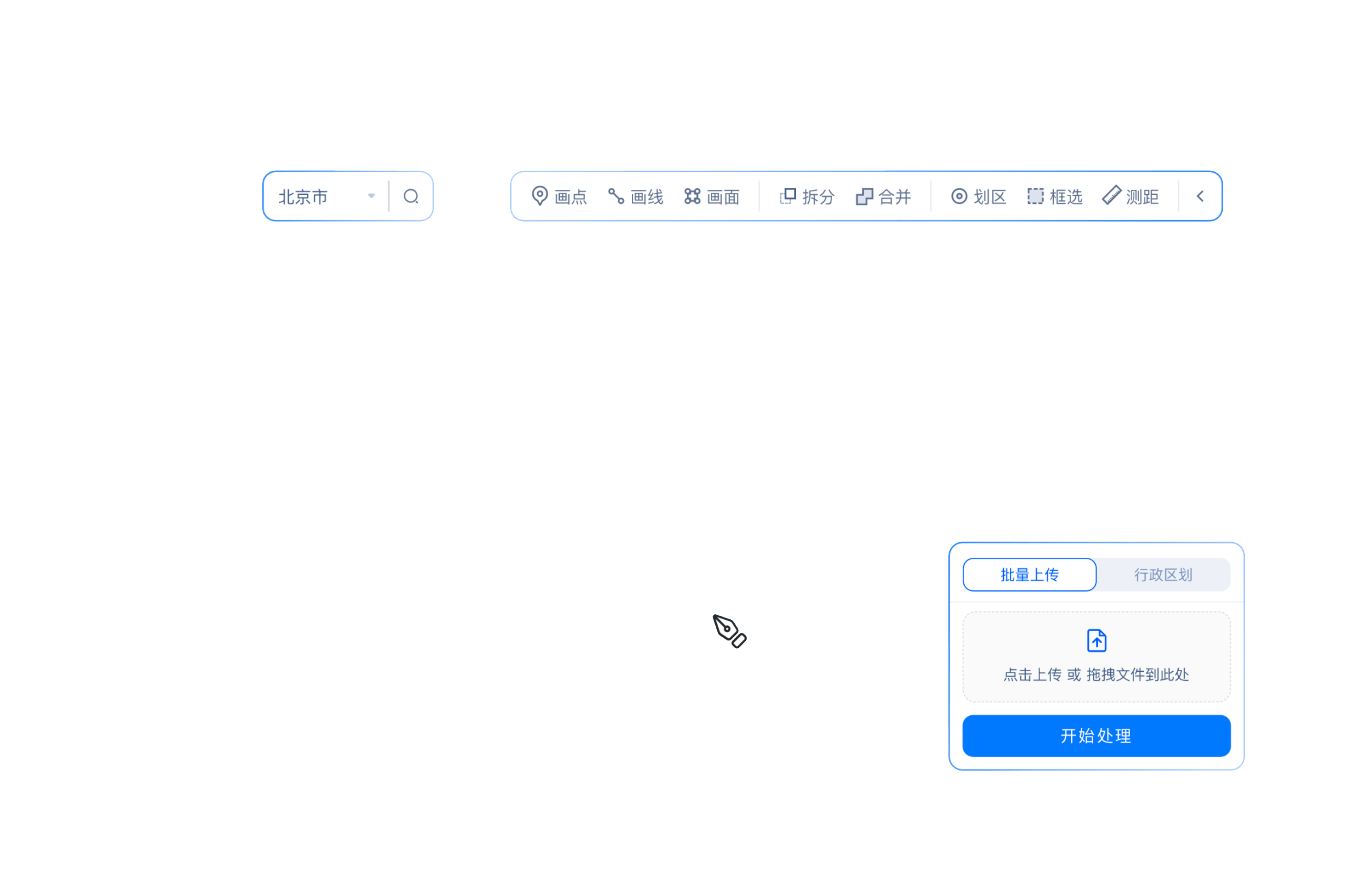 地图区域绘制